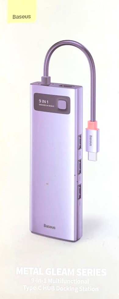 Baseus Type-C 9-in-1 Hub Docking Station for Ksh 6,000